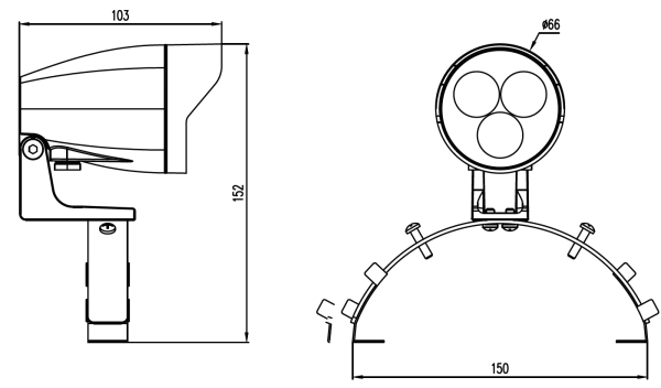 6W Mini LED Spotlight with Clamp | Project Configuration