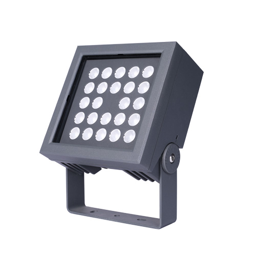 24W Square Landscape LED Spotlight | IP67 Square Garden Spike Light