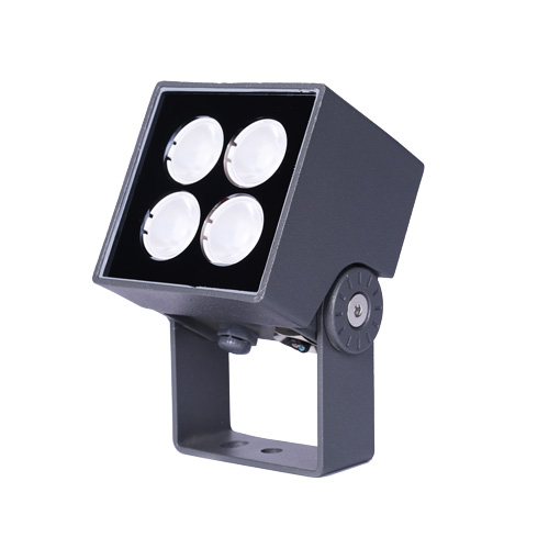 9W Square Garden Spike Light | Beam and Placement Guide
