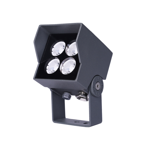 9W Square Garden Spike Light | Beam and Placement Guide
