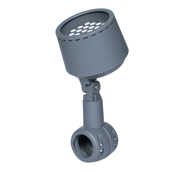 60W Pole-mounted Landscape LED Spotlight | IP67 Adjustable Outdoor Projection Light