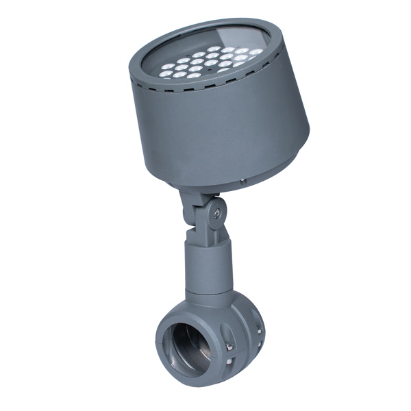 80W Pole-Mounted Landscape Spotlight | Adjustable Outdoor Projection Reference
