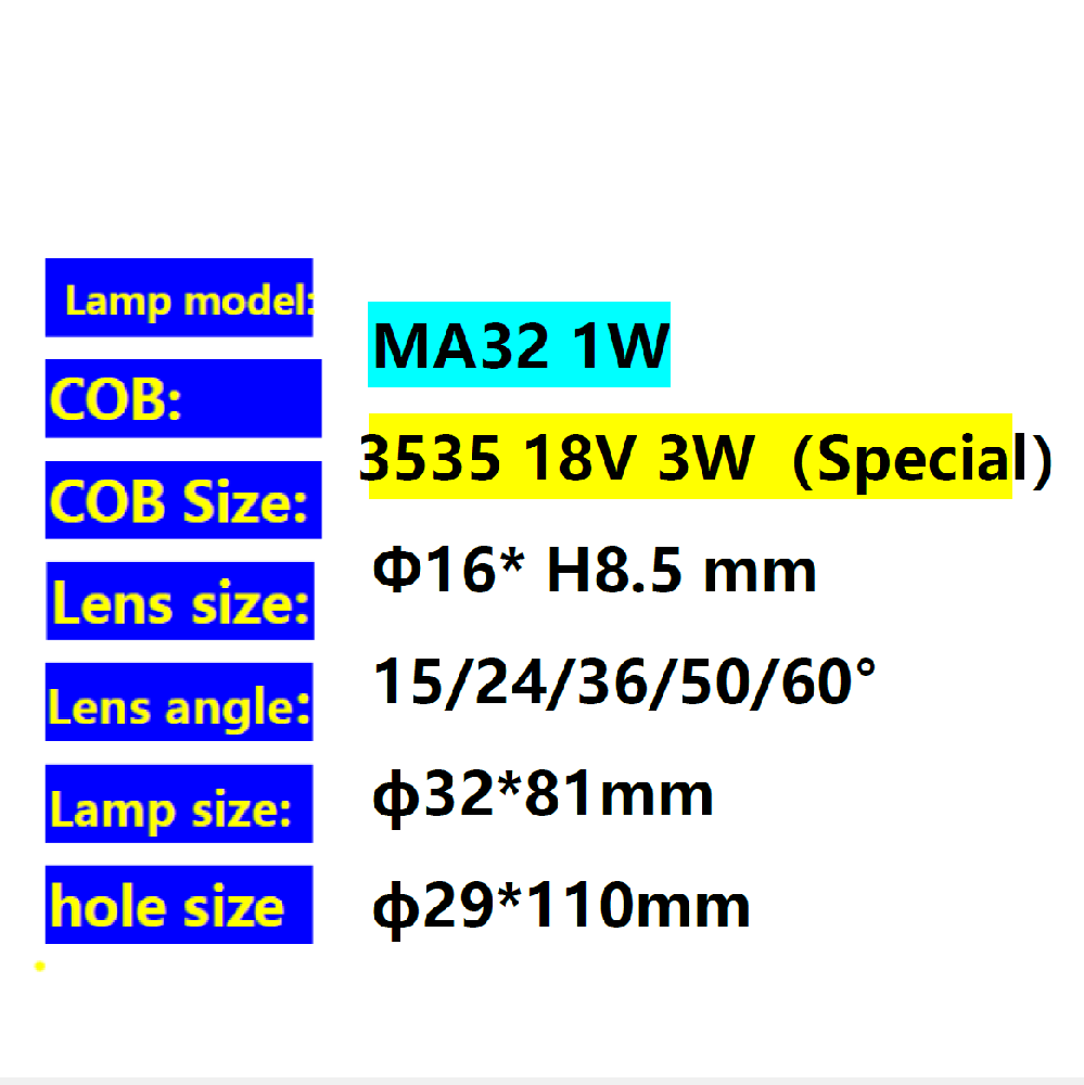 MA32 1W LED in-ground light product image