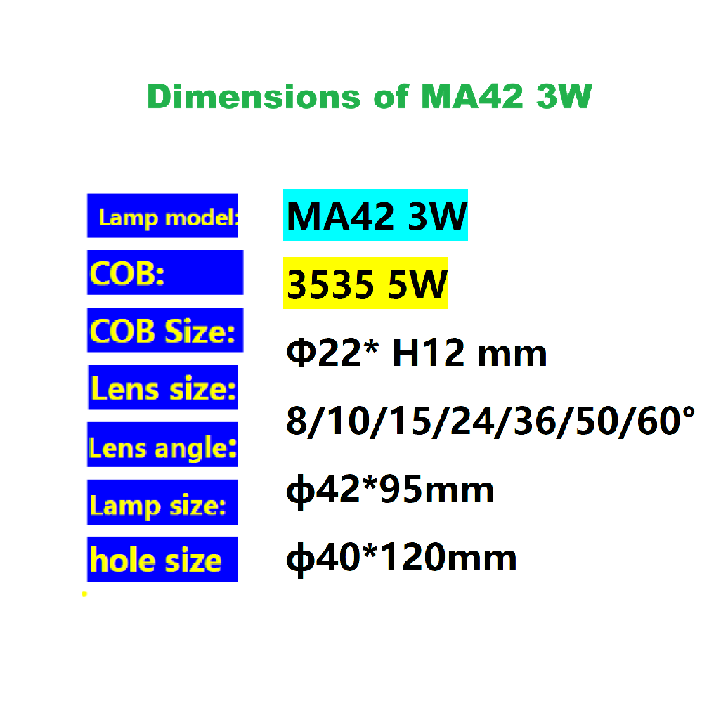 MA42 3W LED in-ground light product image