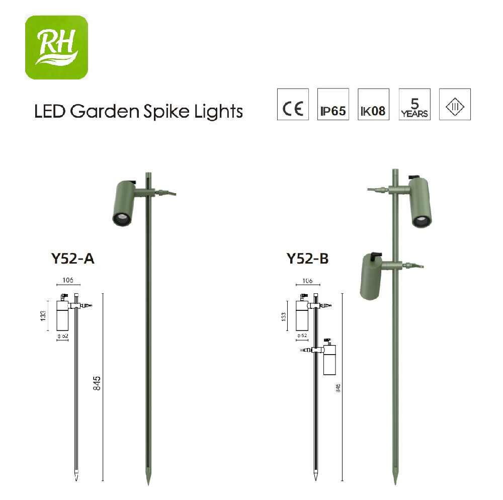 Y52-A/B/C LED Garden Spike Lights